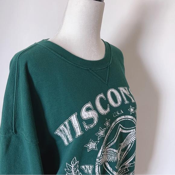 H&M green fleeced hoodie, super comfy. 95%new condition. - Picture 2 of 9